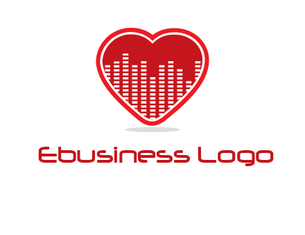 equalizer in heart logo