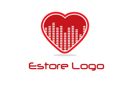 equalizer in heart logo