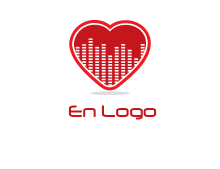 equalizer in heart logo