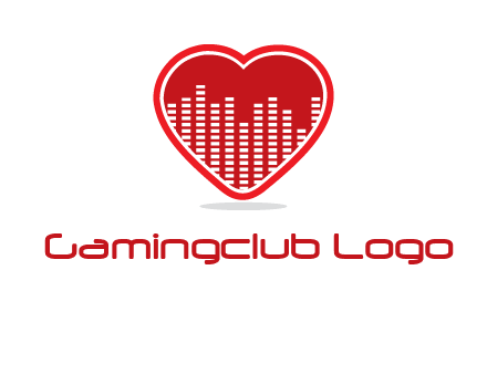 equalizer in heart logo