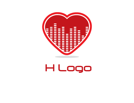 equalizer in heart logo