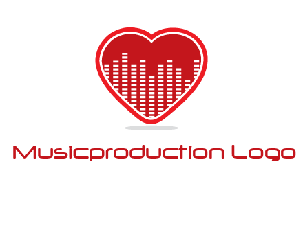 equalizer in heart logo