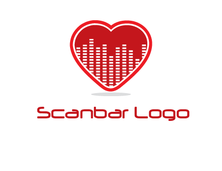 equalizer in heart logo