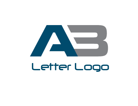 letter A and letter B as number 3