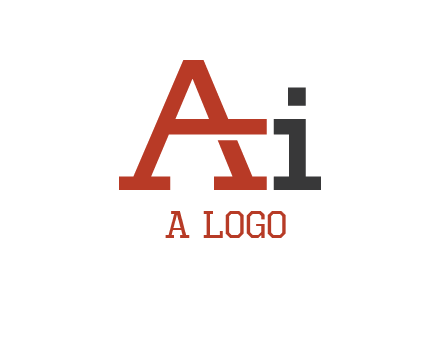 Alphabet A I logo