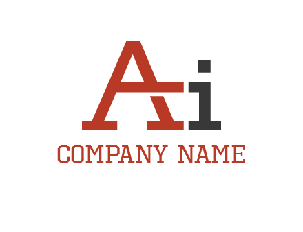 Alphabet A I logo