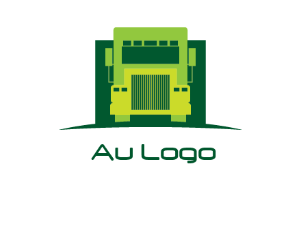 logistic transportatio truck logo