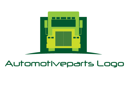 logistic transportatio truck logo