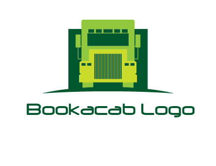 logistic transportatio truck logo