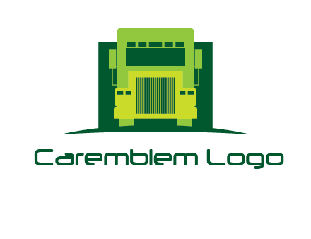 logistic transportatio truck logo