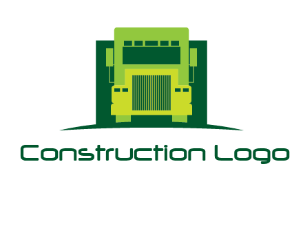 logistic transportatio truck logo