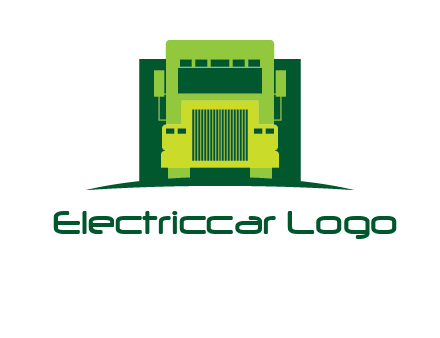 logistic transportatio truck logo