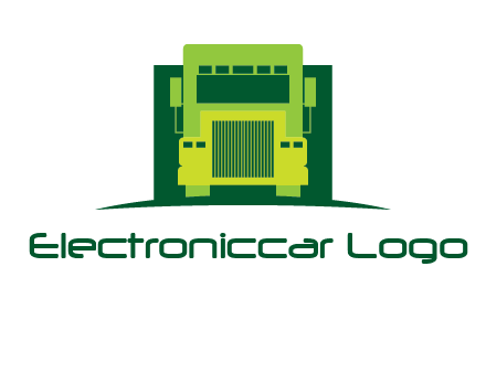 logistic transportatio truck logo