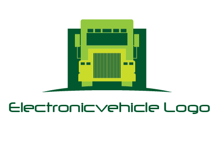 logistic transportatio truck logo