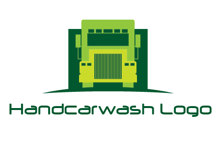 logistic transportatio truck logo