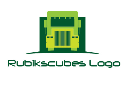 logistic transportatio truck logo