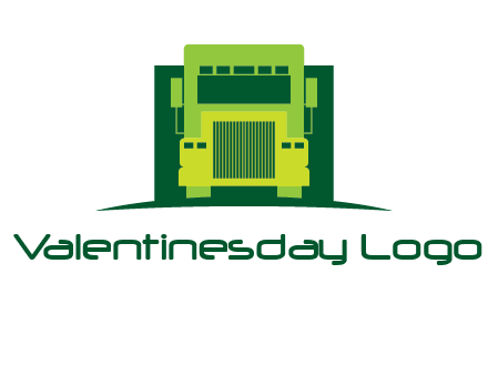 logistic transportatio truck logo