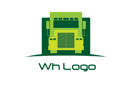 logistic transportatio truck logo