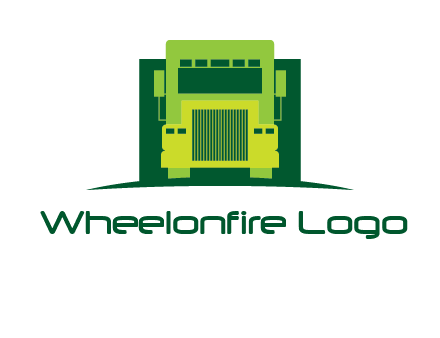 logistic transportatio truck logo