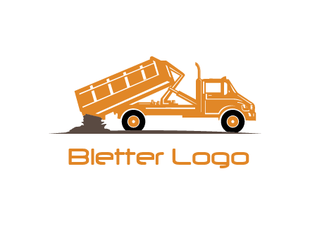 dump truck clipart logo