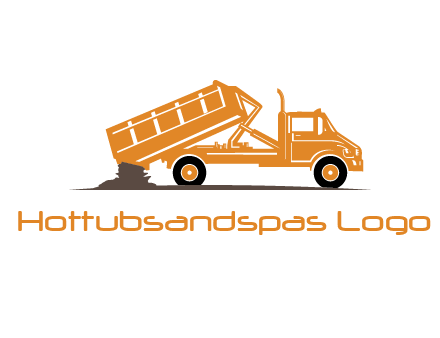 dump truck clipart logo