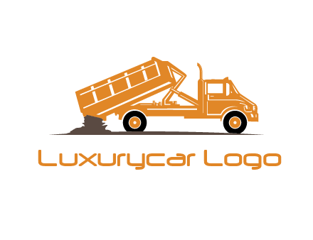 dump truck clipart logo