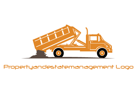 dump truck clipart logo