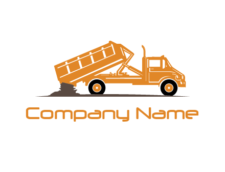 dump truck clipart logo