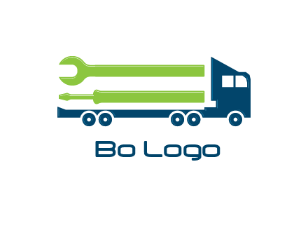 Trucks and Loaders for construction logo