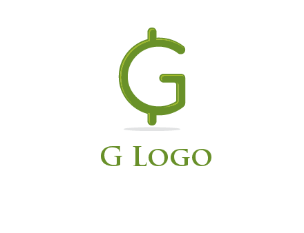 letter G dollar logo