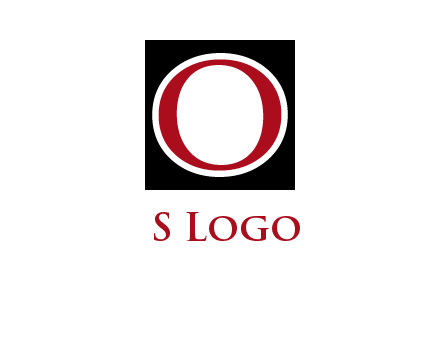 letter O in a square logo