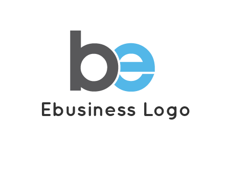 lowercase B and E logo