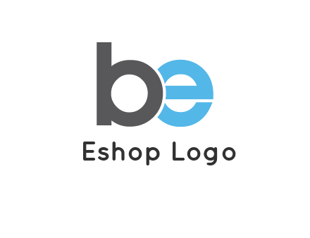 lowercase B and E logo