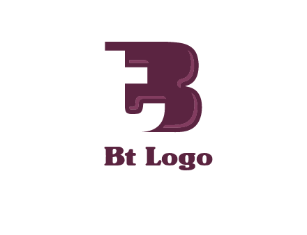 lowercase t joined with uppercase B