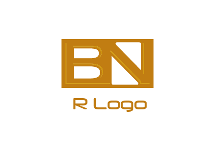 letters B and N forming a rectangle