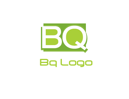 letters B and Q