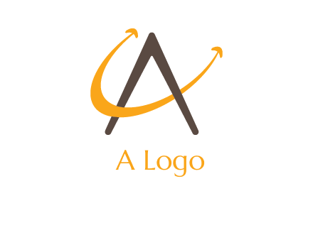 Letters ac creating smile logo