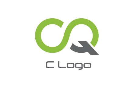 infinity sign with letter Q