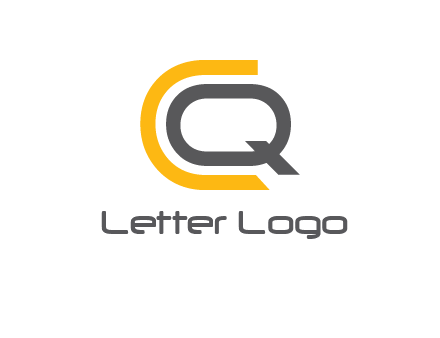 letter Q in letter C