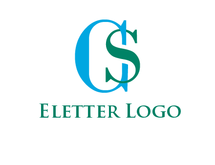 letter S overlapping letter C