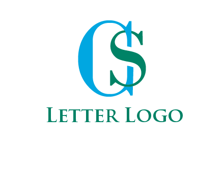 letter S overlapping letter C