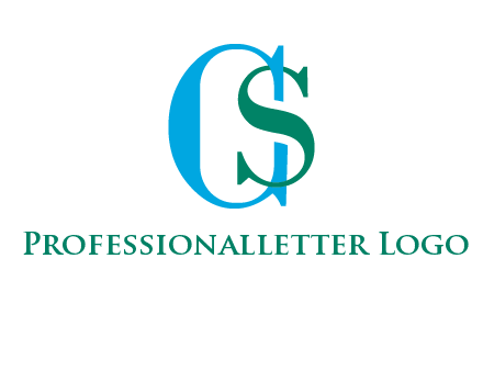 letter S overlapping letter C