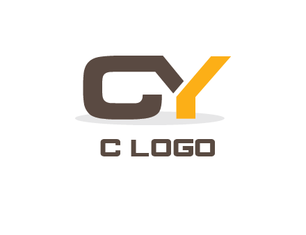 letter C and Y joined together