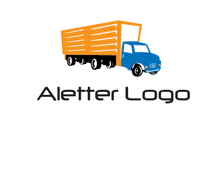 truck transportation logo