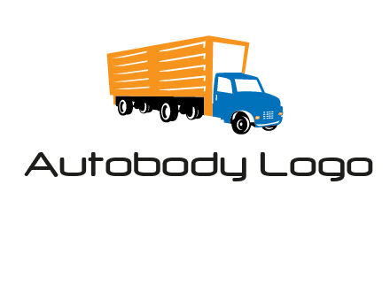 truck transportation logo