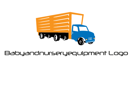 truck transportation logo