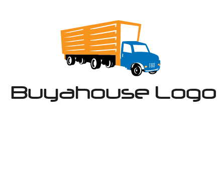 truck transportation logo