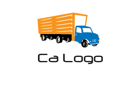 truck transportation logo