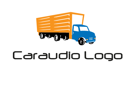 truck transportation logo