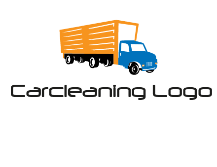 truck transportation logo